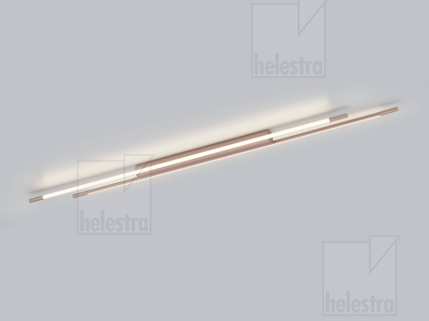 Helestra LEDA  ceiling luminaire aluminium coffee