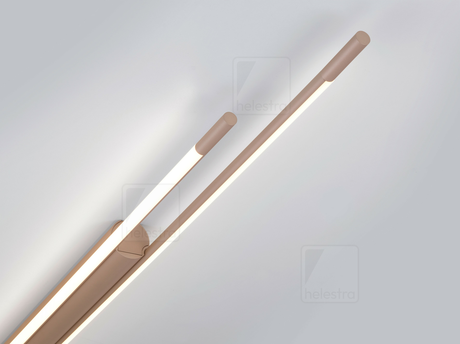 Helestra LEDA  Plafonnier aluminium Café 