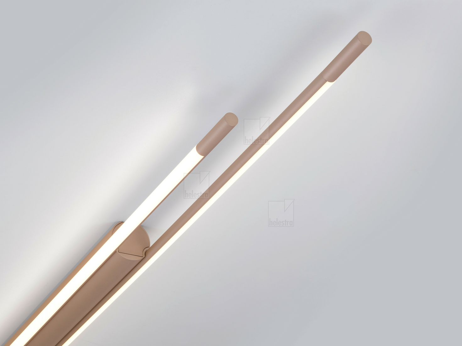 Helestra LEDA  Plafonnier aluminium Café 