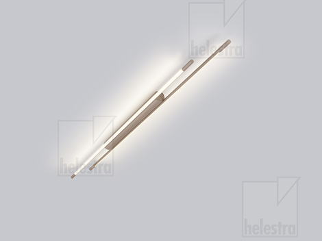 Helestra LEDA  ceiling luminaire aluminium coffee
