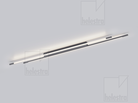 Helestra LEDA  ceiling luminaire aluminium titangrau eloxiert