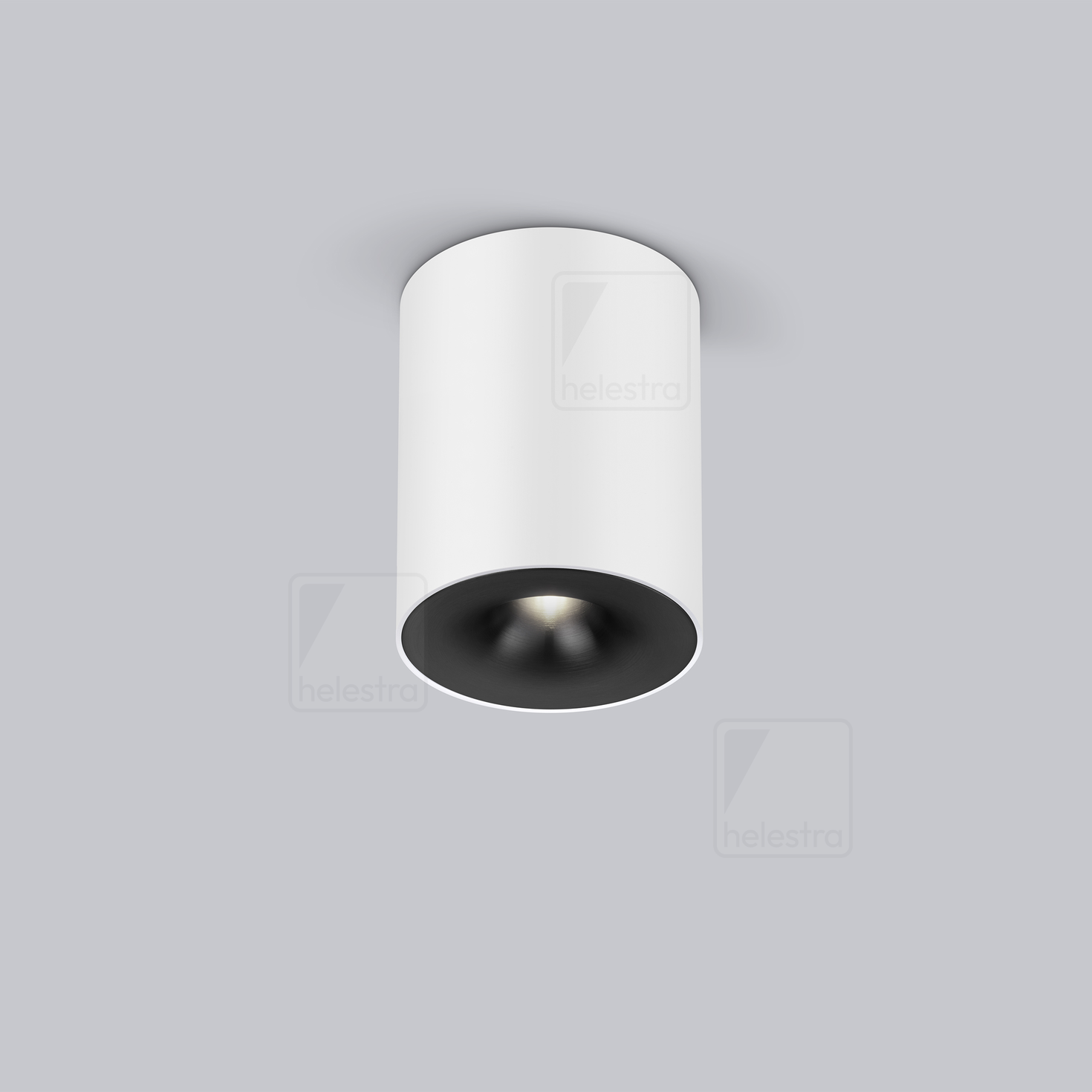 Helestra NIO  Plafonnier aluminium blanc mat