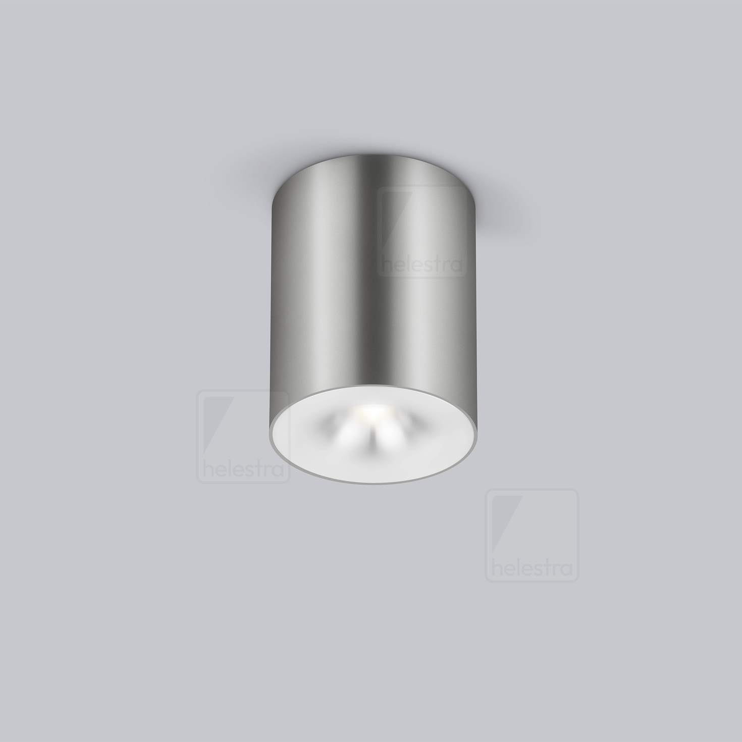 Helestra NIO  Plafonnier aluminium aluminium anodisé