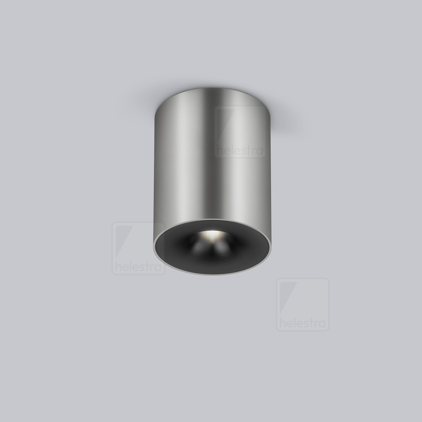 Helestra NIO  Plafonnier aluminium aluminium anodisé