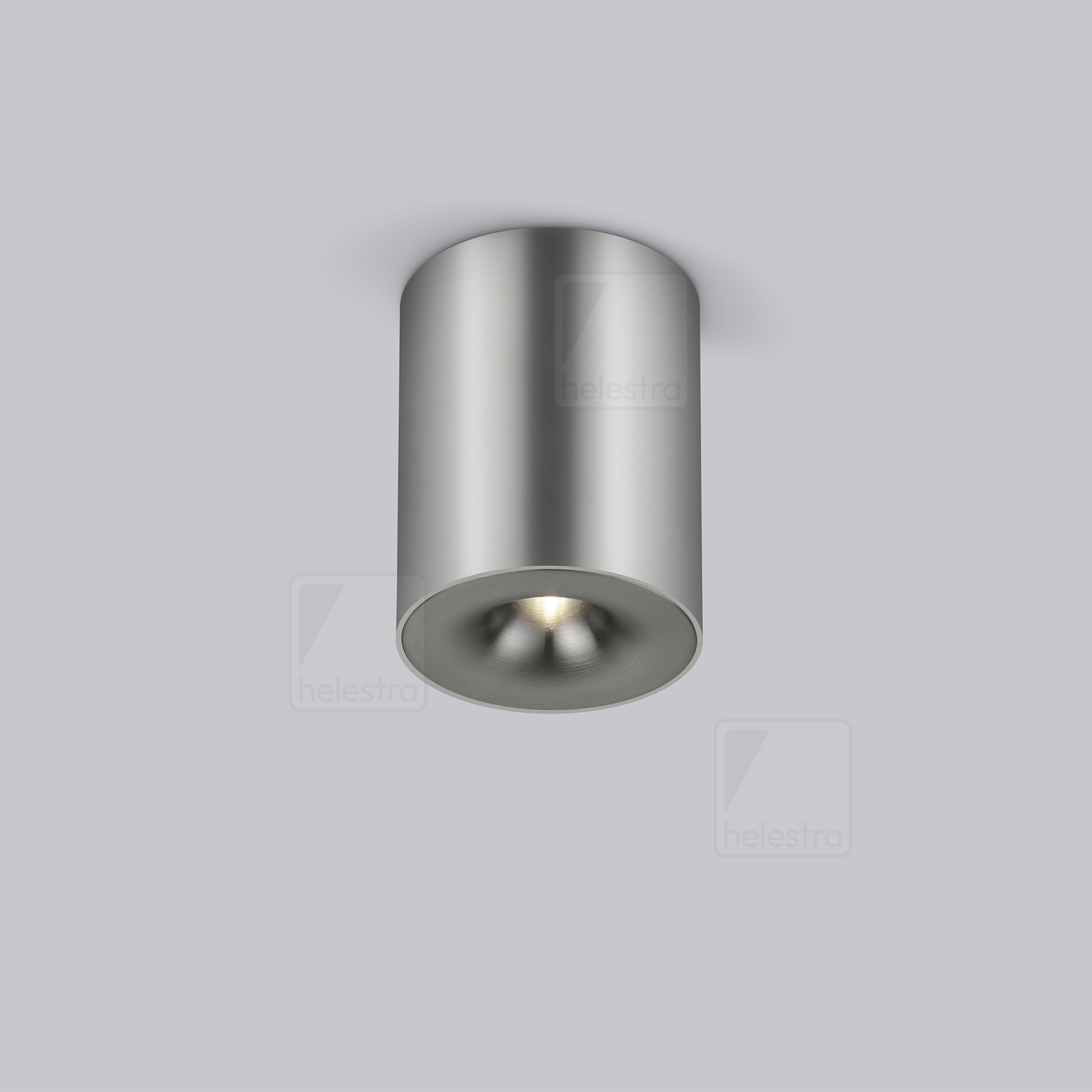 Helestra NIO  Plafonnier aluminium aluminium anodisé