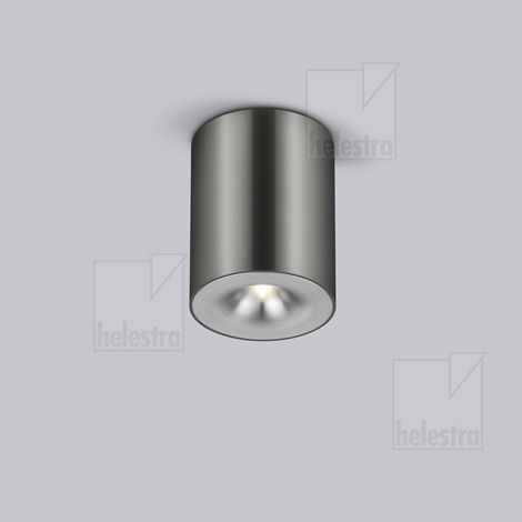 Helestra NIO  ceiling luminaire aluminium titangrau eloxiert