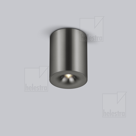 Helestra NIO  ceiling luminaire aluminium titangrau eloxiert
