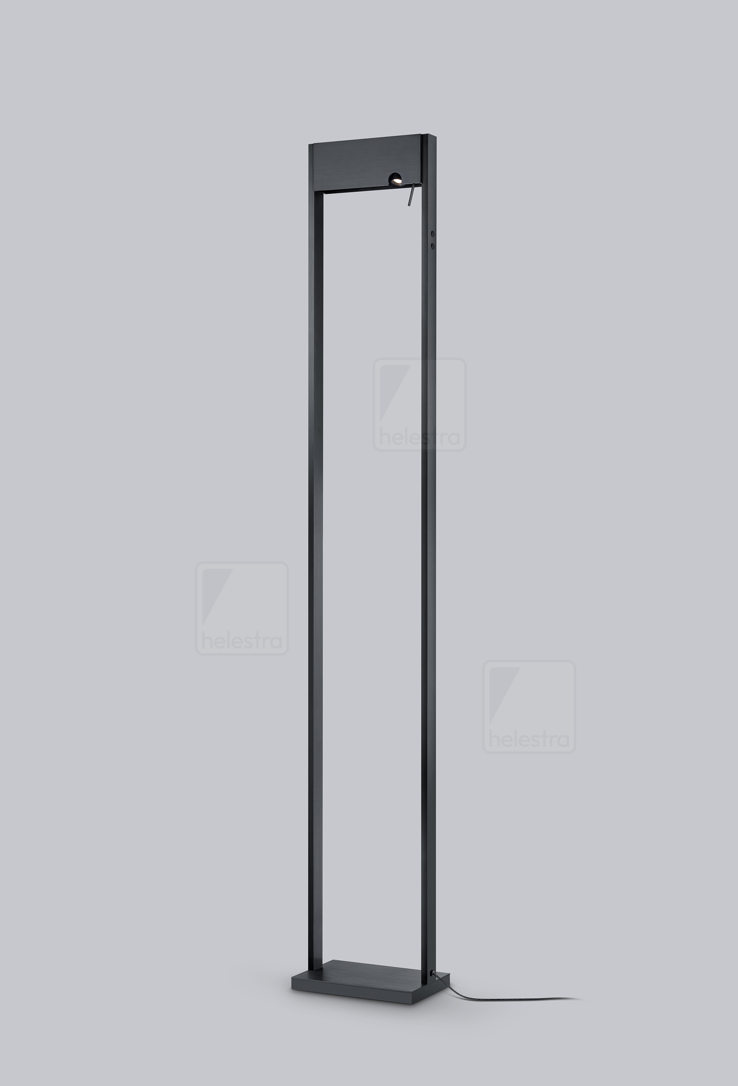 Helestra TOKI  lampadaire Acier noir