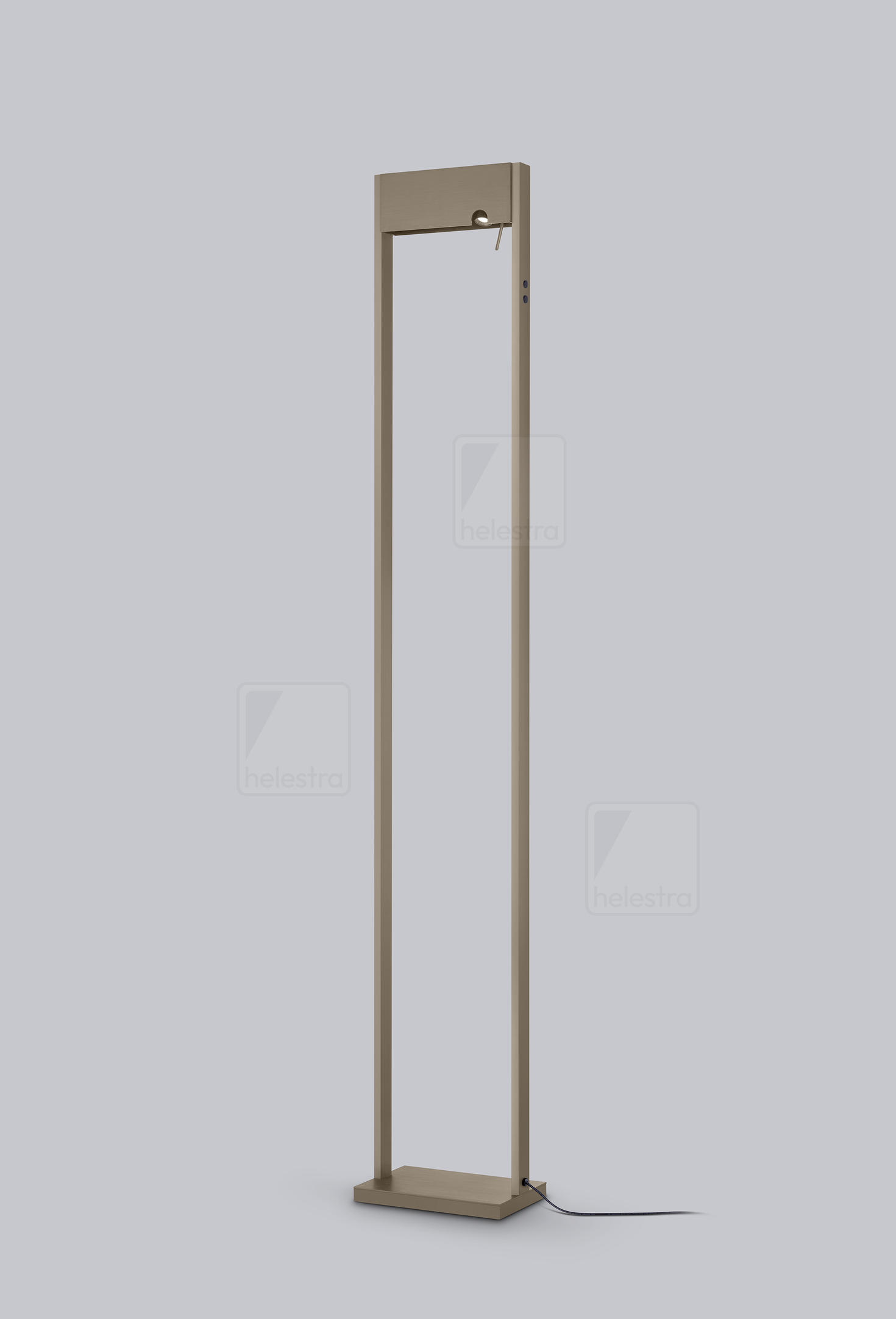 Helestra TOKI  lampadaire Acier Café 