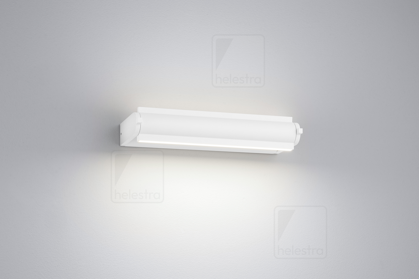 Helestra CIS  wall luminaire aluminium mattweiss