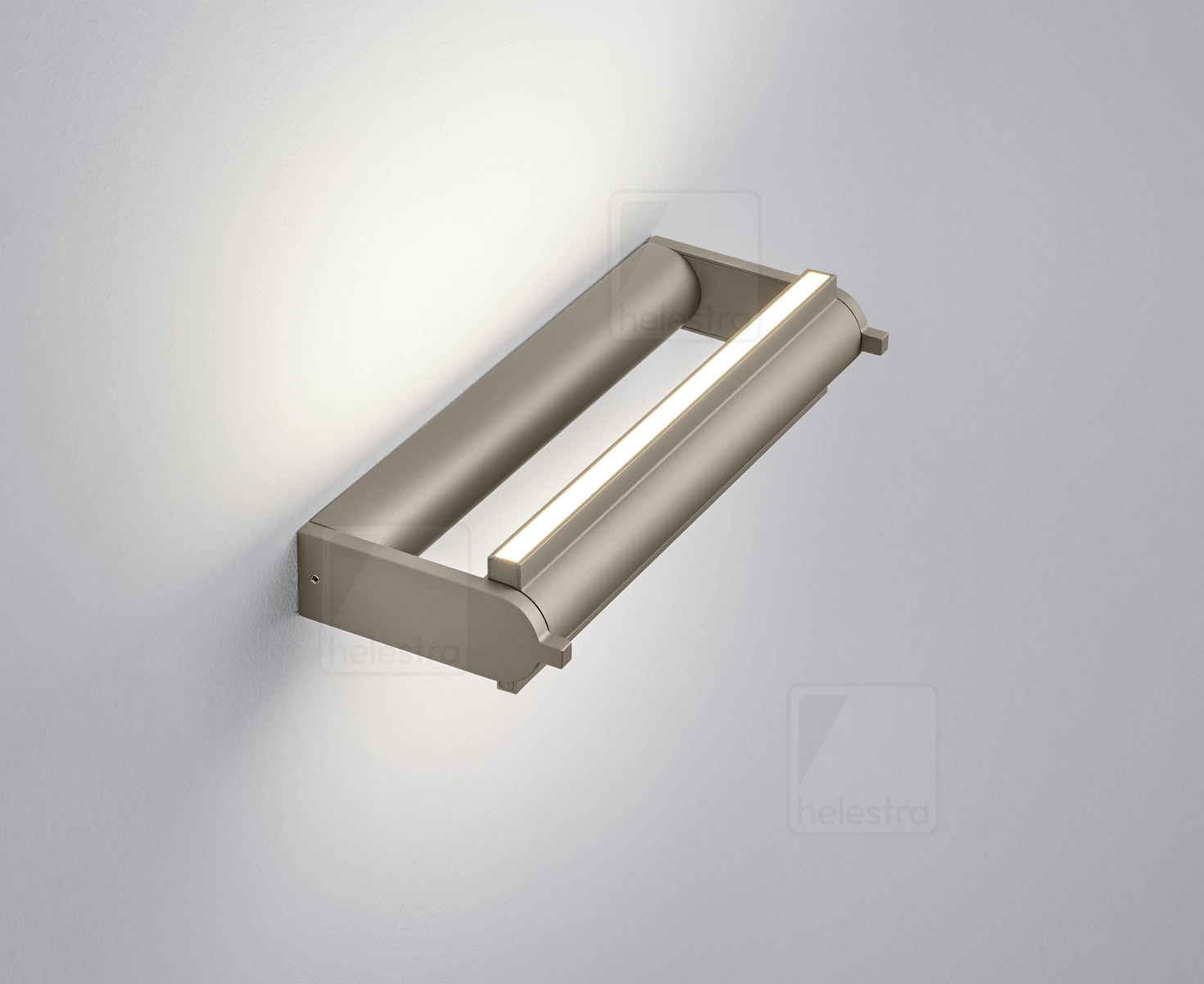 Helestra CIS  wall luminaire aluminium coffee