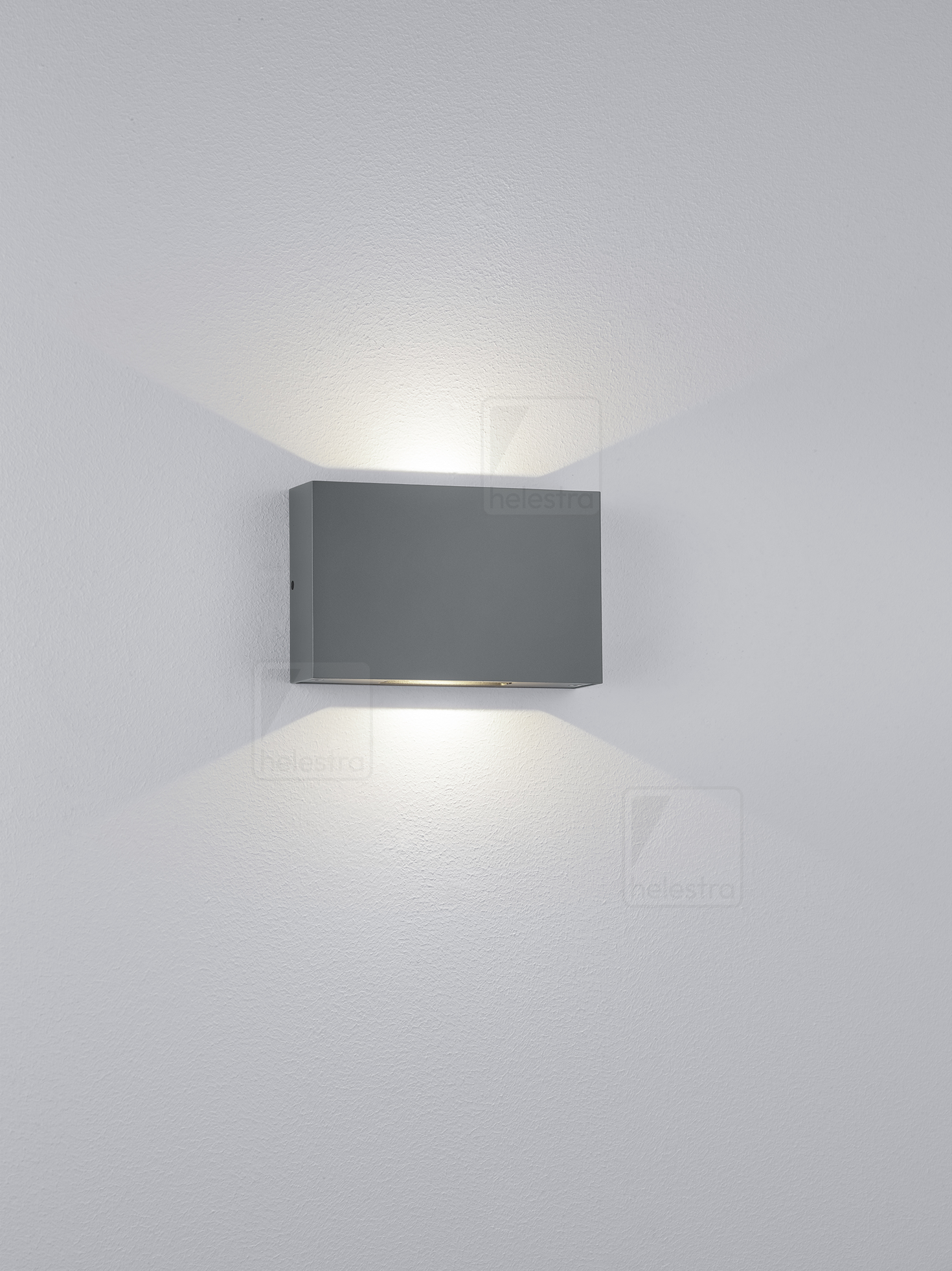 Helestra PARI  lampada a parete alluminio grafite