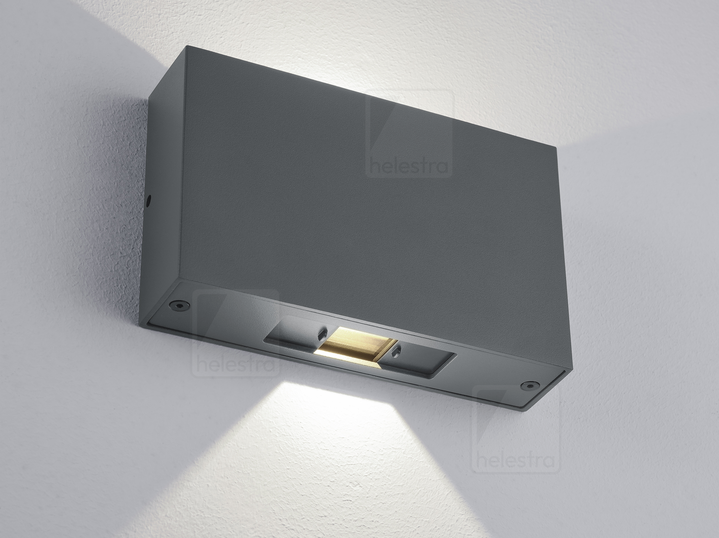 Helestra PARI  lampada a parete alluminio grafite