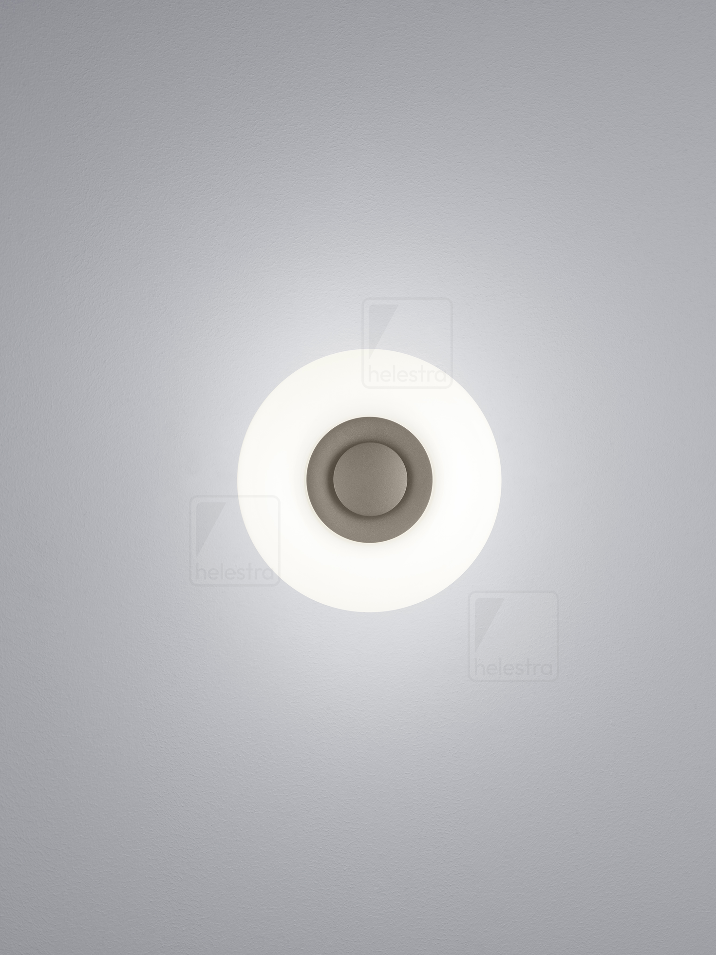 Helestra SAPO  lampada a parete alluminio Caffè 