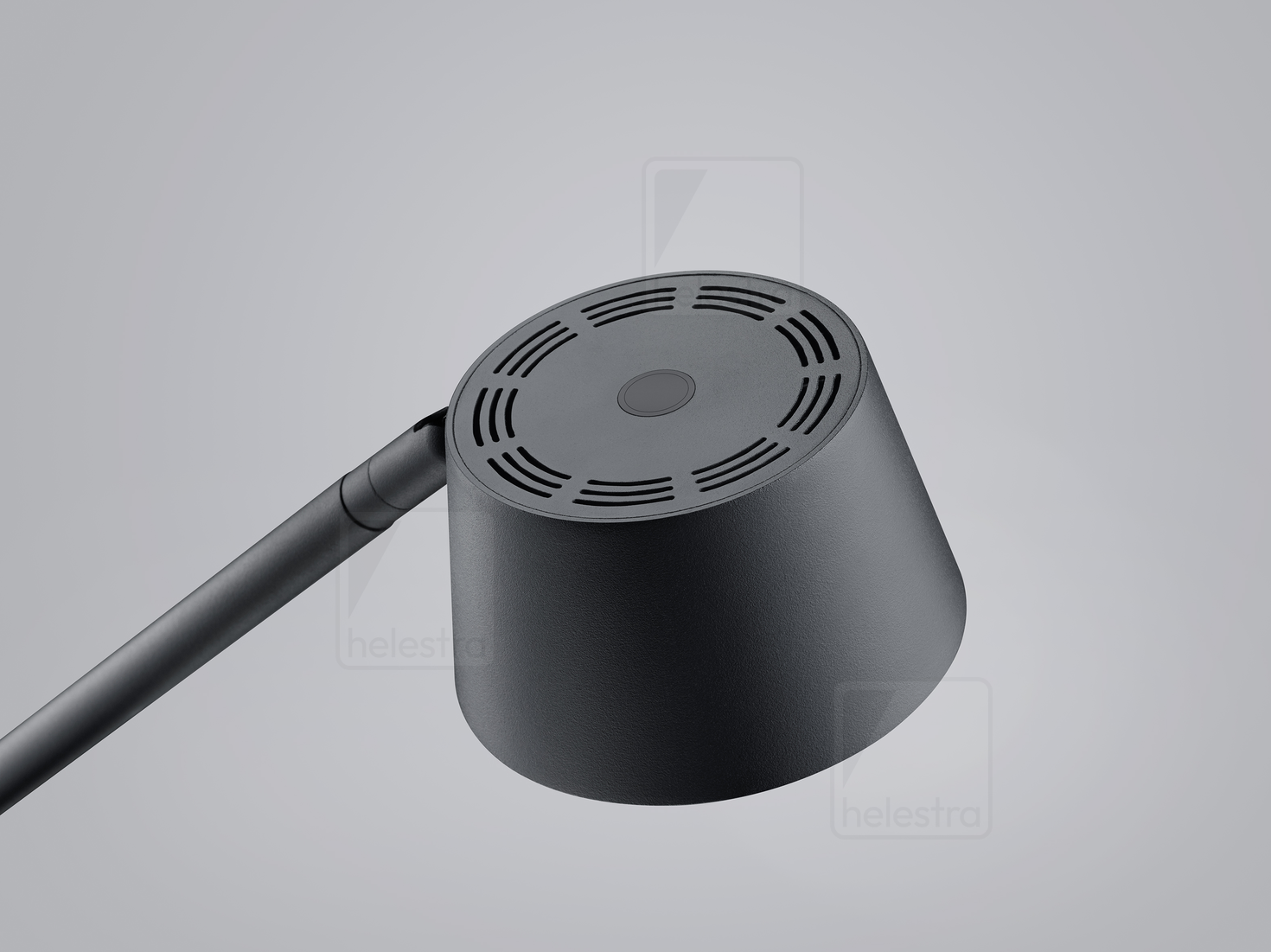 Helestra SEN  lampada da terra alluminio nero opaco