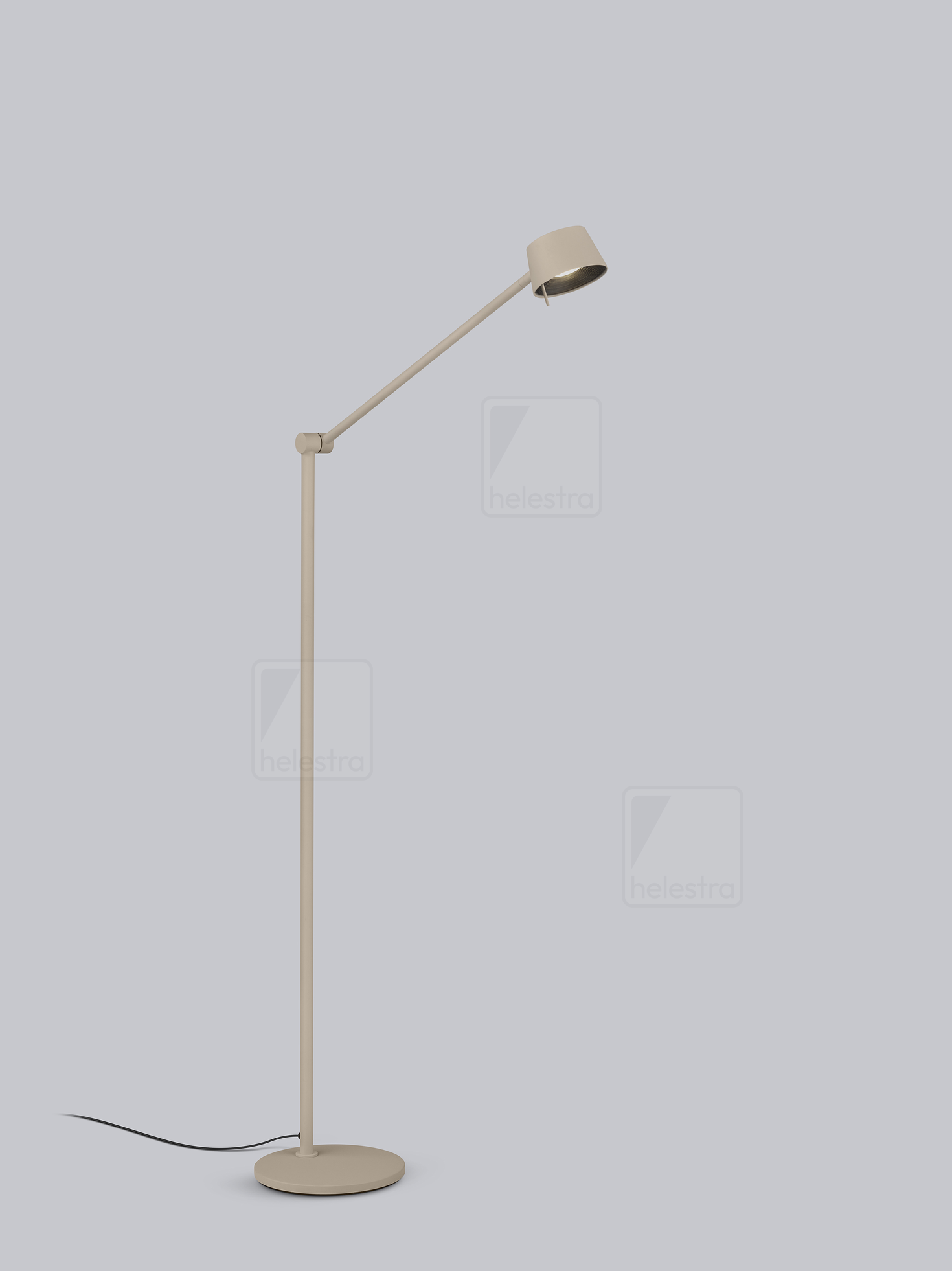 Helestra SEN  floor luminaire aluminium sand
