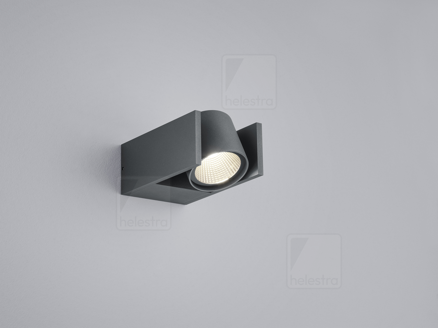Helestra SILA  wall luminaire aluminium graphite