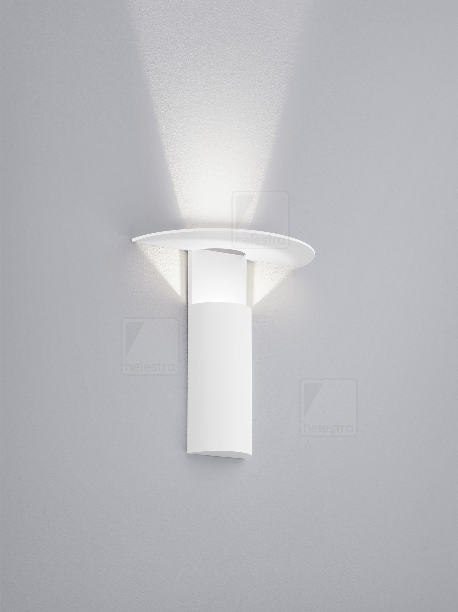 Helestra VIYA  wall luminaire aluminium mat white