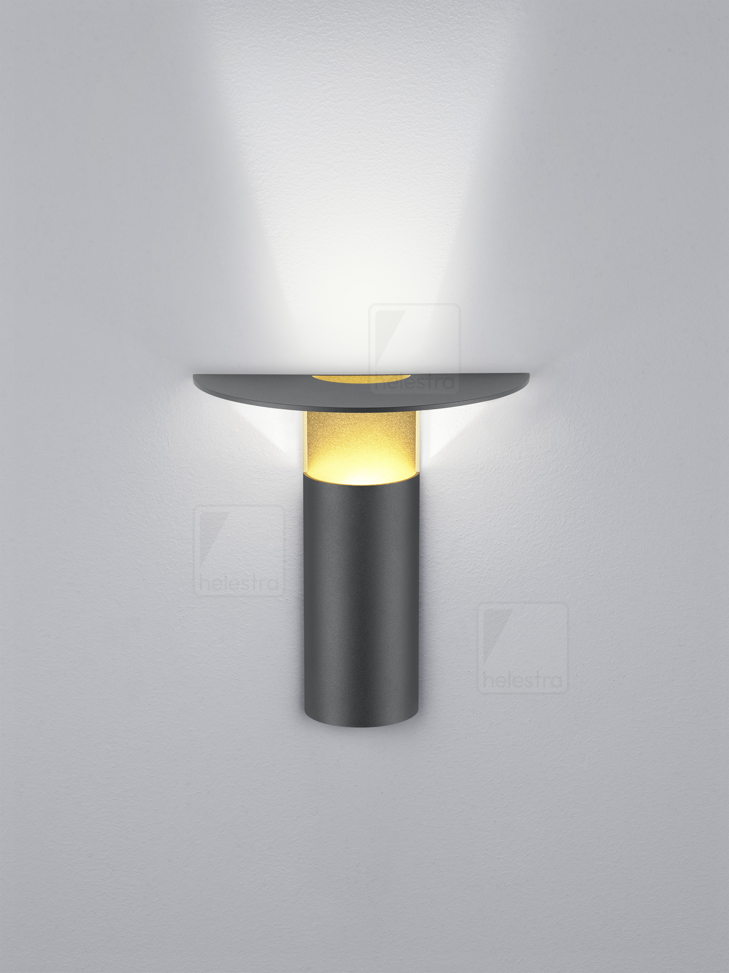 Helestra VIYA  wall luminaire aluminium black -gold