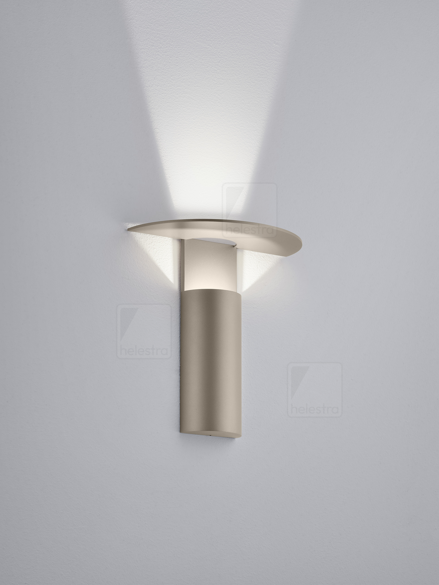 Helestra VIYA  wall luminaire aluminium coffee