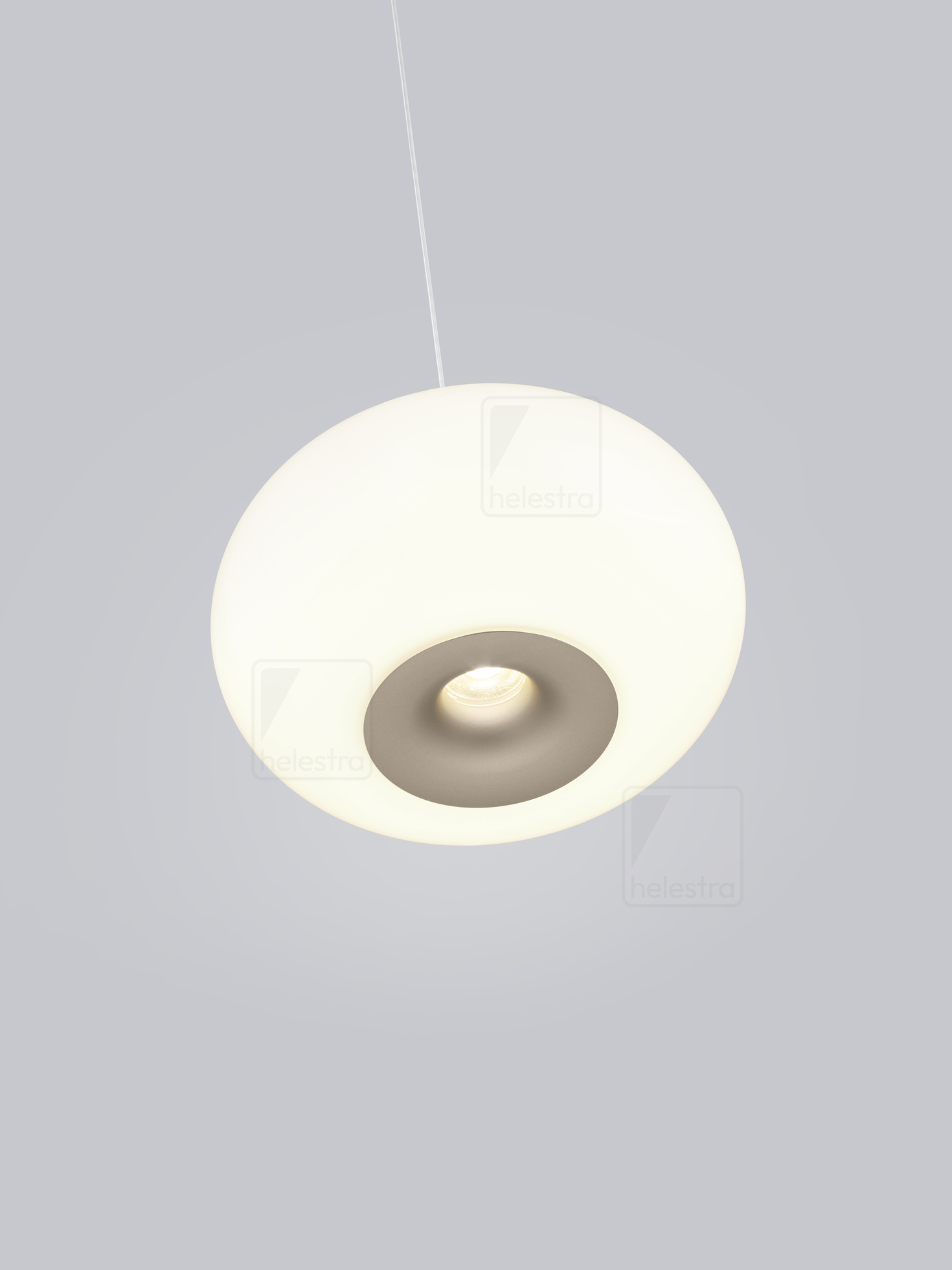 Helestra SAPO  pendant luminaire aluminium coffee