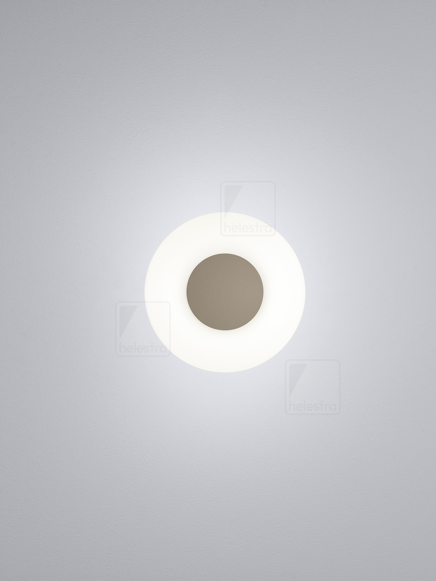 Helestra SAPO  wall luminaire aluminium coffee