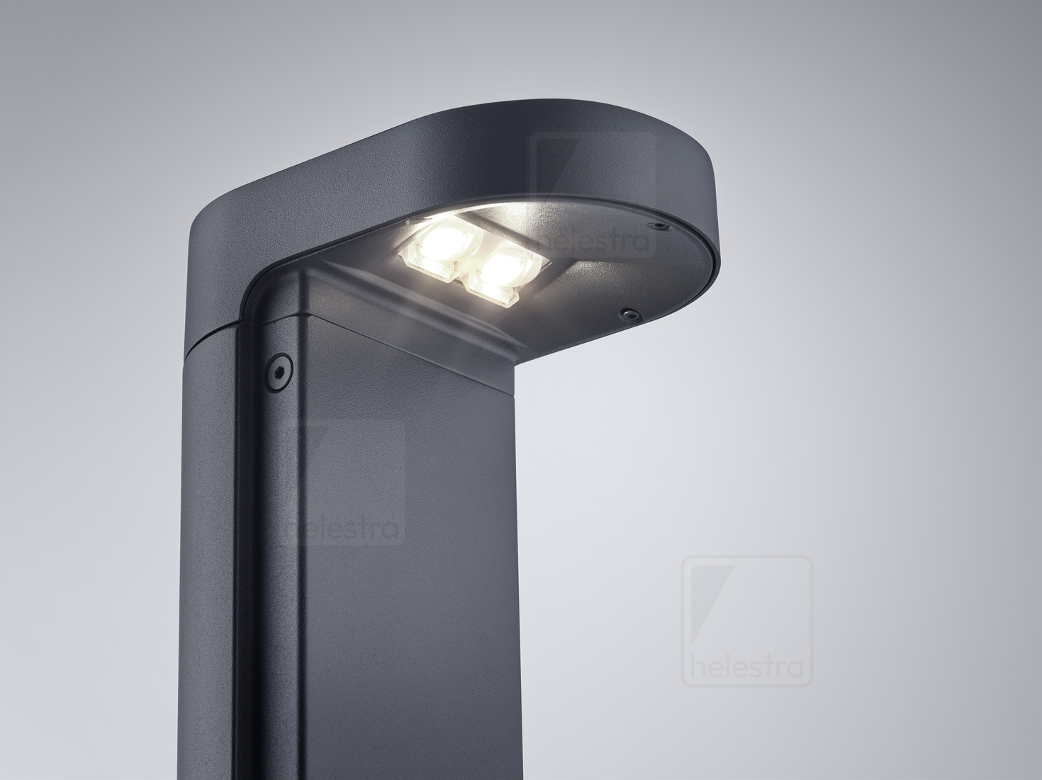 Helestra SIC  bollard luminaire aluminium graphite