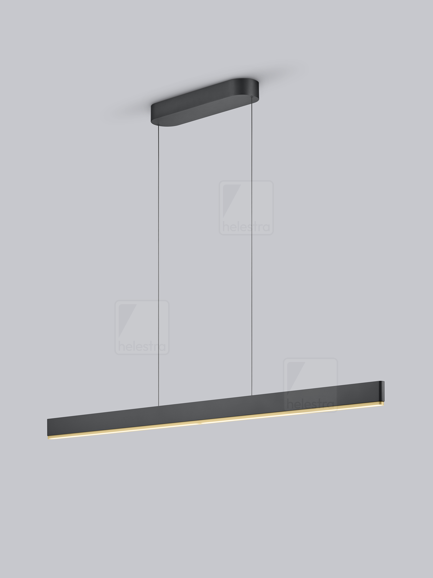 Helestra NIN  pendant luminaire aluminium black -gold