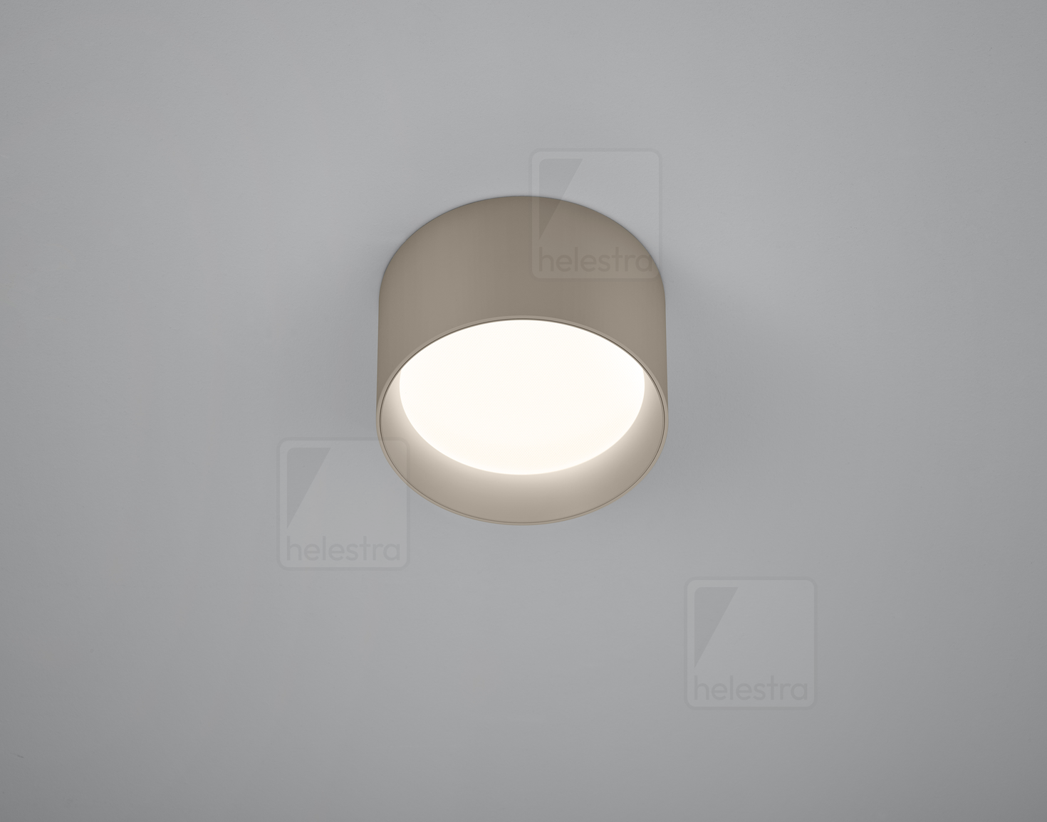 Helestra ENIO  Plafonnier aluminium Café 