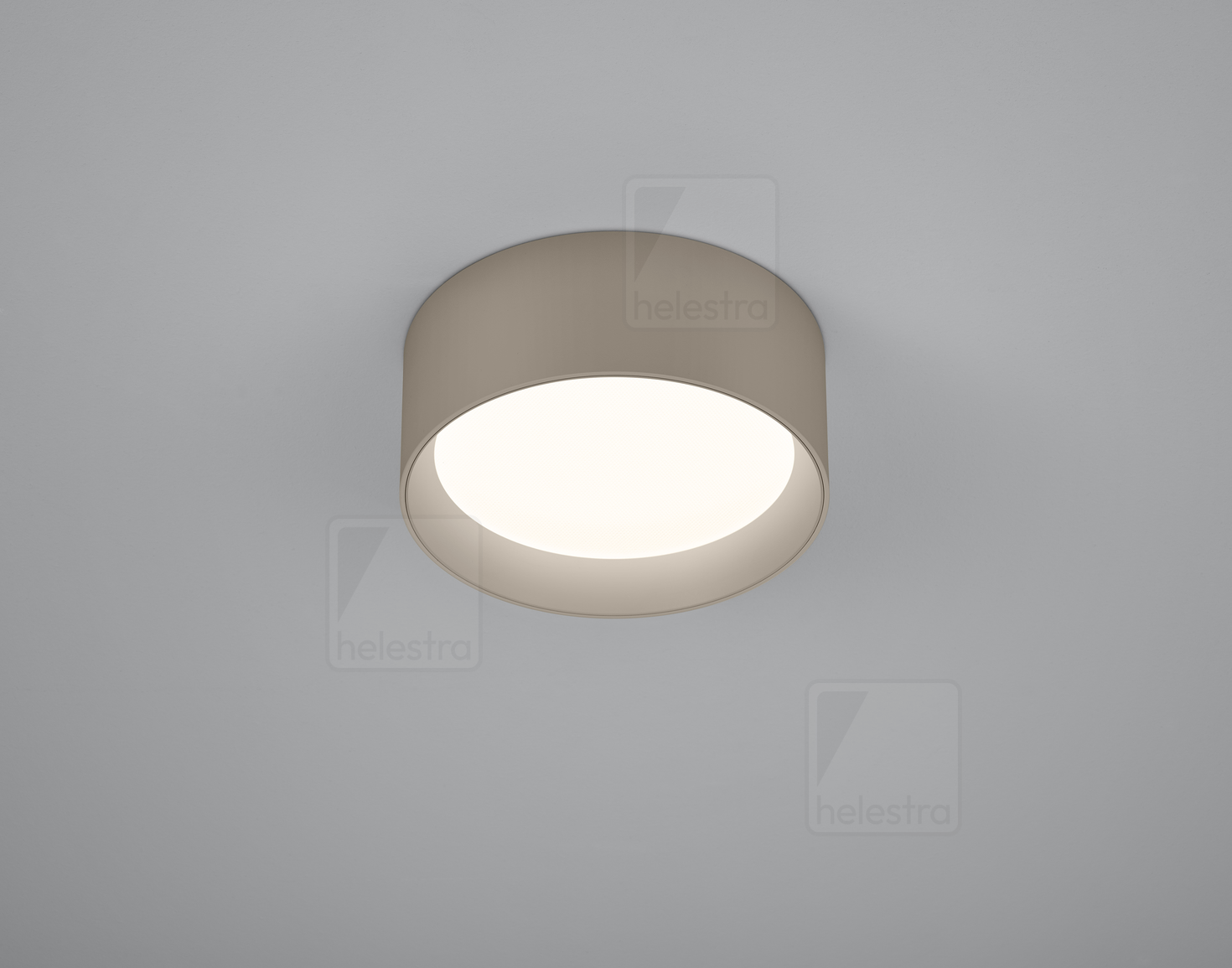 Helestra ENIO  Plafonnier aluminium Café 