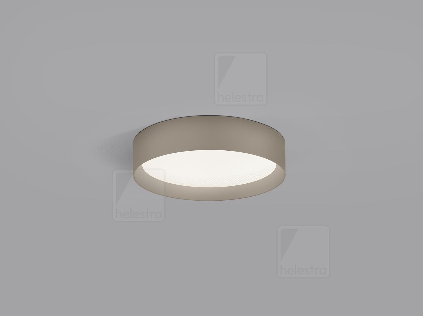 Helestra ENIO  Plafonnier aluminium Café 