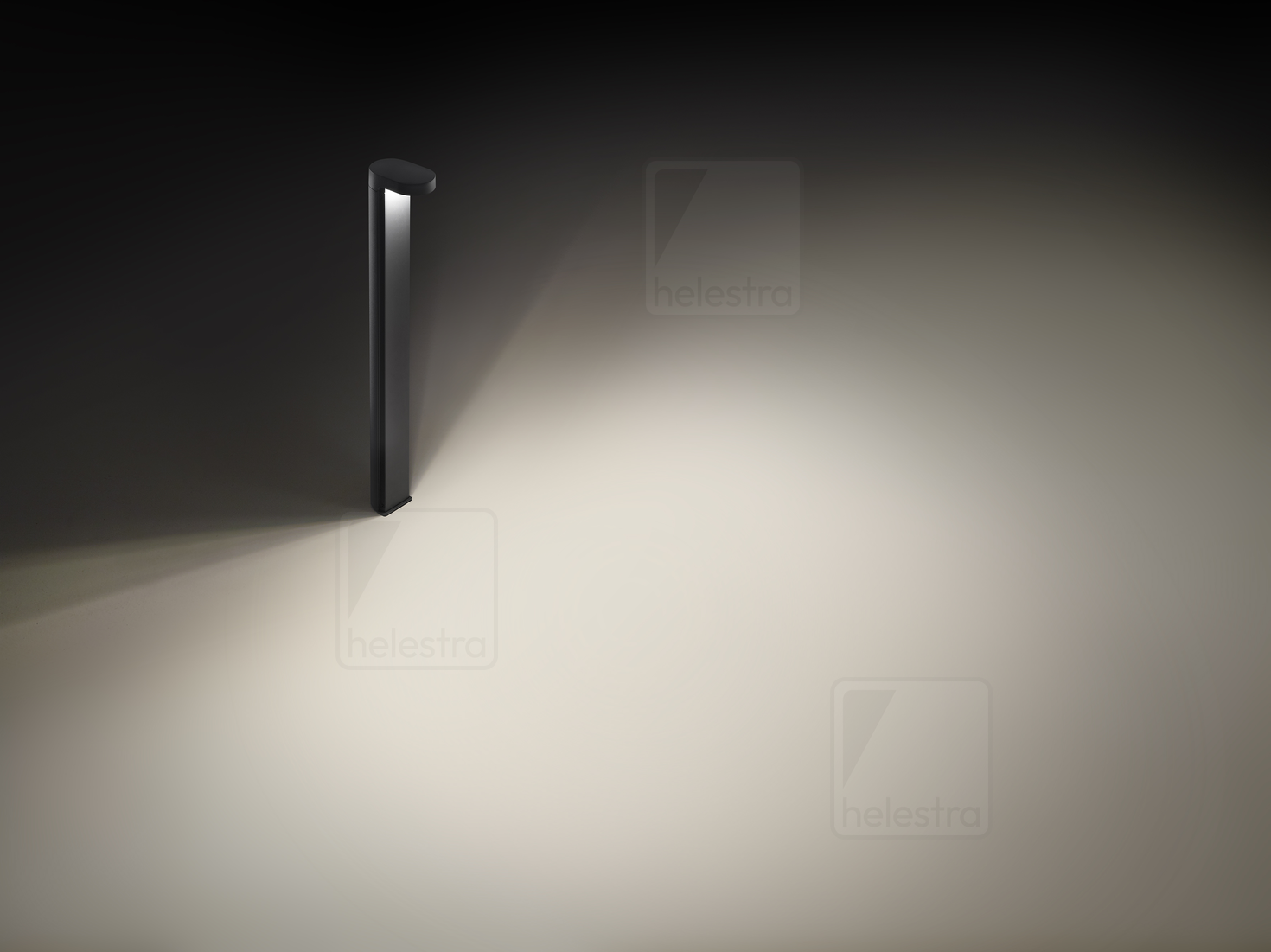 Helestra SIC  bollard luminaire aluminium graphite